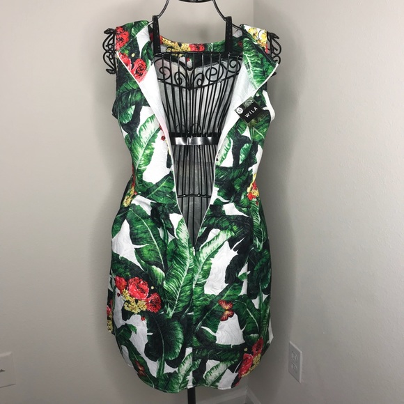 🌴1 LEFT🌴 Tropical A-Line Dress - Picture 6 of 7